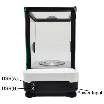 USB 포트 실험실 전자 균형 안정화 시간 ≤ 4 초 0. 1mg 외부