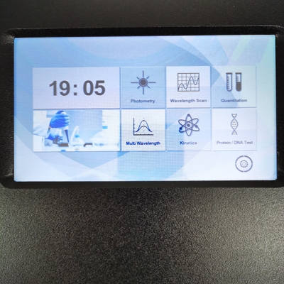 7인치 용량 터치 스크린 1nm 더블 빔 190-1100nm UV 비스 스펙트럼 광대