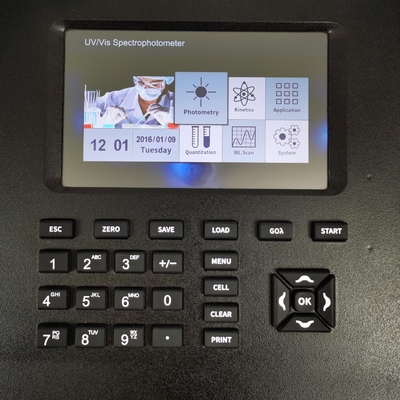 7인치 LCD 디스플레이 단일 빔 연구소 파장 범위 320-1100nm 스펙트럼 광대