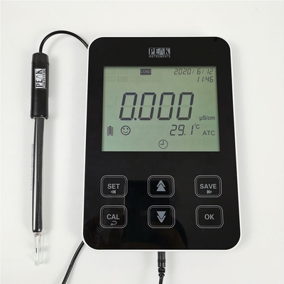 1 포인트 캘리브레이션 ATC 1.0% FS 5 인치 LCD 태블릿 선도성 TDS 미터 결과