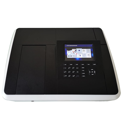 190-1100nm 변동 대역폭 7인치 LCD 화면으로 듀얼 빔 자외선 스펙트럼 포토미터