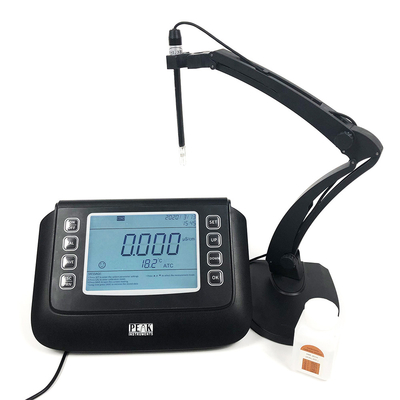 전극 일정한 0.1/1/10cm-1 6.5 인치 LCD 디스플레이 전도성 TDS 소금 미터