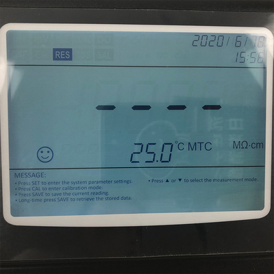 전극 일정한 0.1/1/10cm-1 6.5 인치 LCD 디스플레이 전도성 TDS 소금 미터