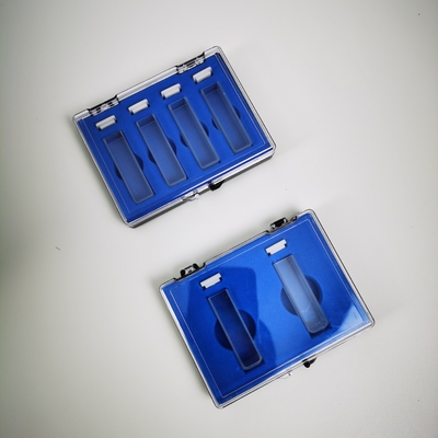 스펙트럼 광도 측정기 유리 큐베트 쿼츠 큐베트 1cm 10mm 스펙트럼 범위 190-2500nm