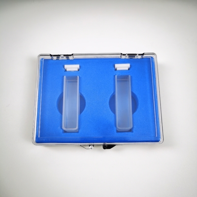 스펙트럼 광도 측정기 유리 큐베트 쿼츠 큐베트 1cm 10mm 스펙트럼 범위 190-2500nm