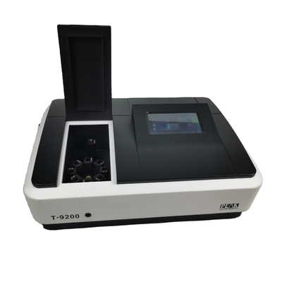 산란 빛 360nm LCD 컬러 터치 스크린 2nm 이중 빔 UV-Vis 스펙트럼 광대