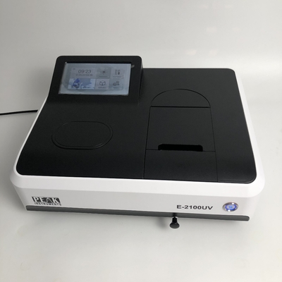 190-1100nm 단일 빔 UV 스펙트럼 포토미터, USB 출력 포트 및 터치 스크린