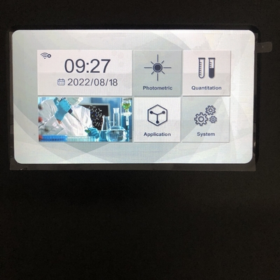 190-1100nm 단일 빔 UV 스펙트럼 포토미터, USB 출력 포트 및 터치 스크린