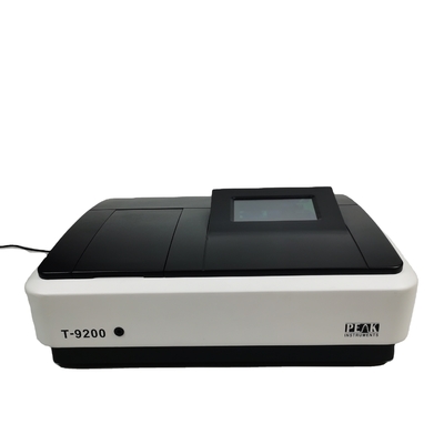 T-9200 2nm 터치 스크린 UV 가시 스펙트럼 포토미터 파장 정확도 ±0.3nm