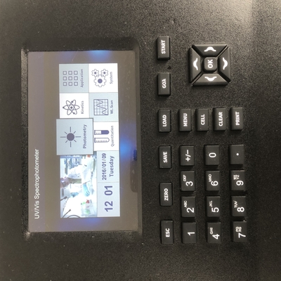 피크 기기 쌍광선 1nm 대역폭 UV 가시 스펙트럼 광대 190-1100nm