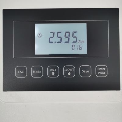 데우테리움/툰프스텐 램프 기본 단일 빔 수동 타입 스펙트럼 광대 측정기 190nm ~ 1020nm
